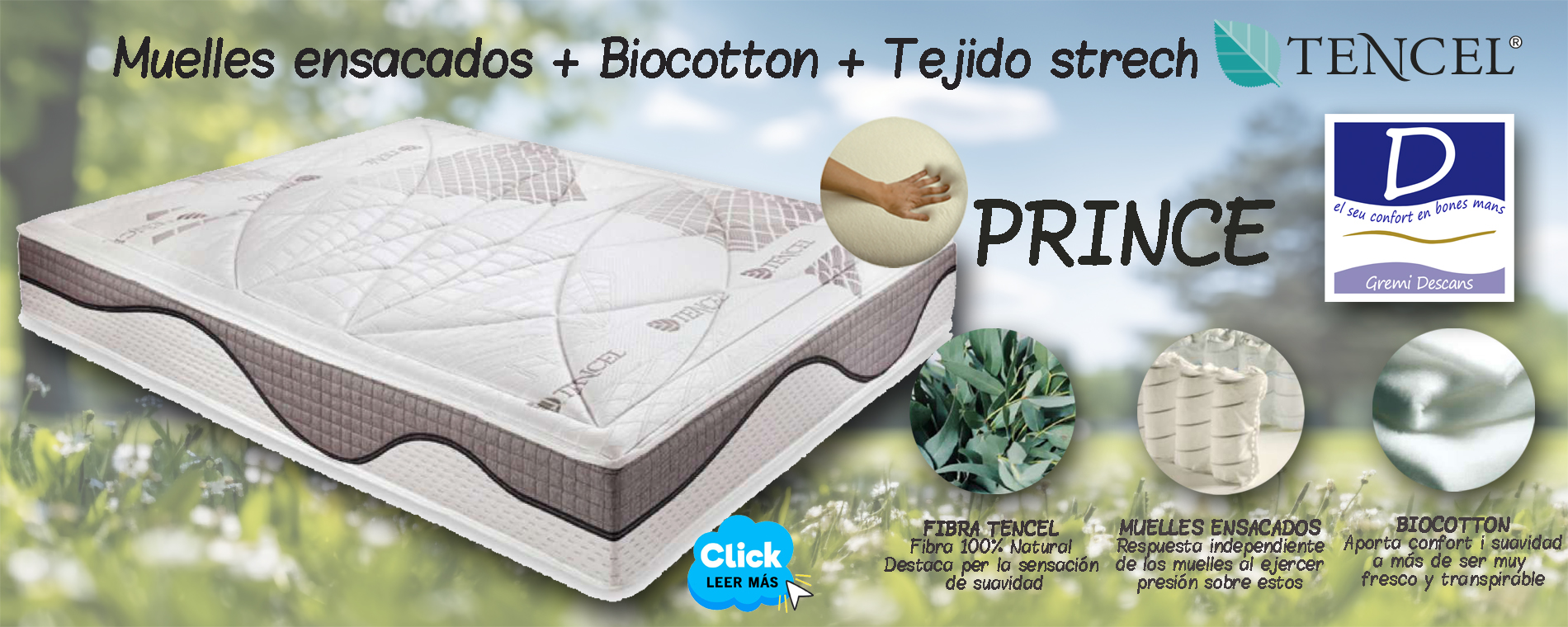 Colchon de muelles ensacados