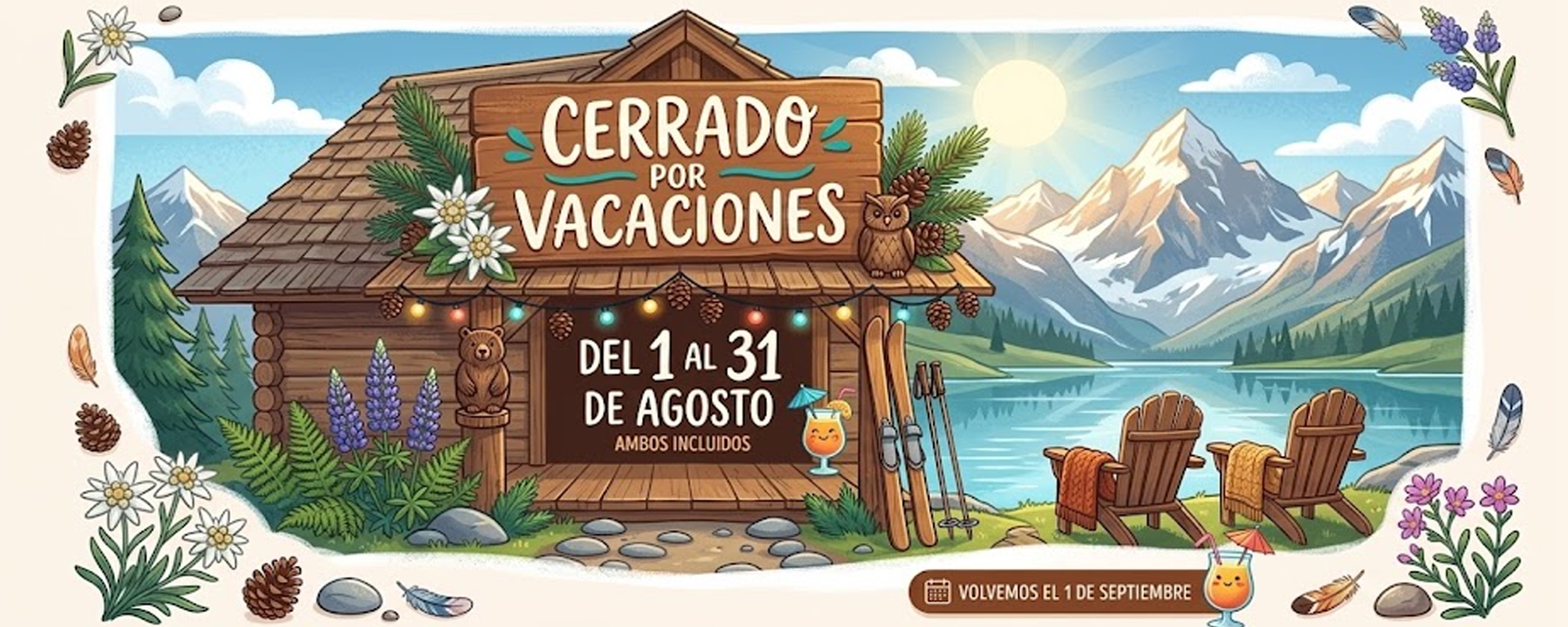 Cerrado por vacaciones